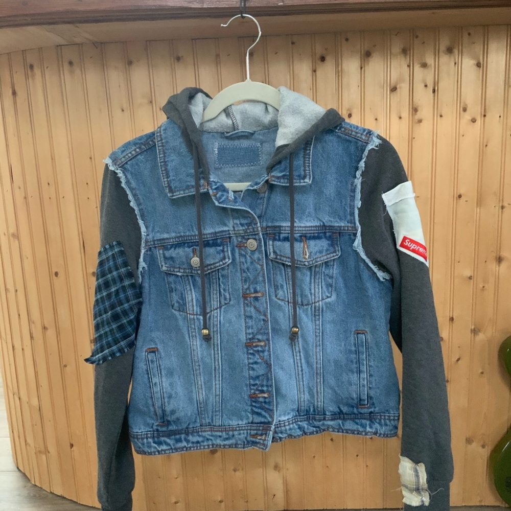 Denim Hoodie Jacket